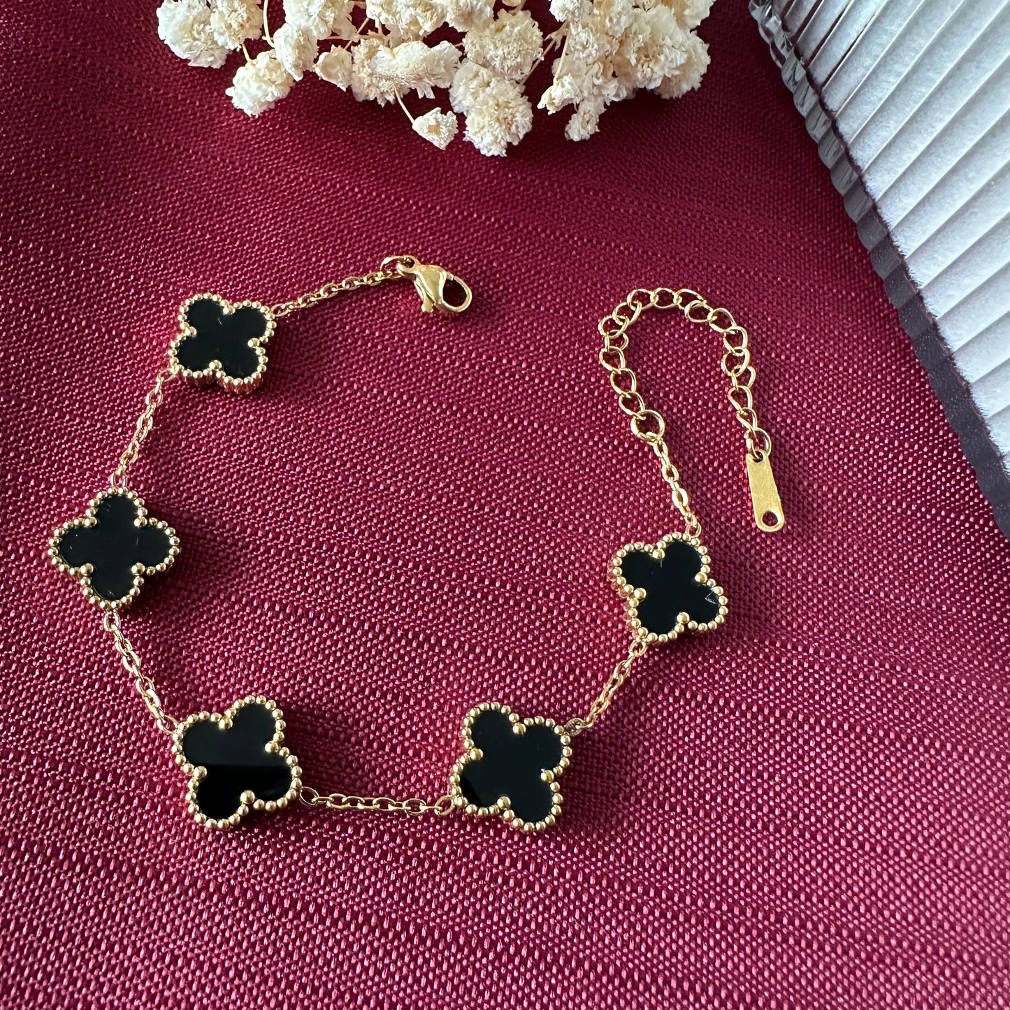 Double Side Clover Leaf Bracelet