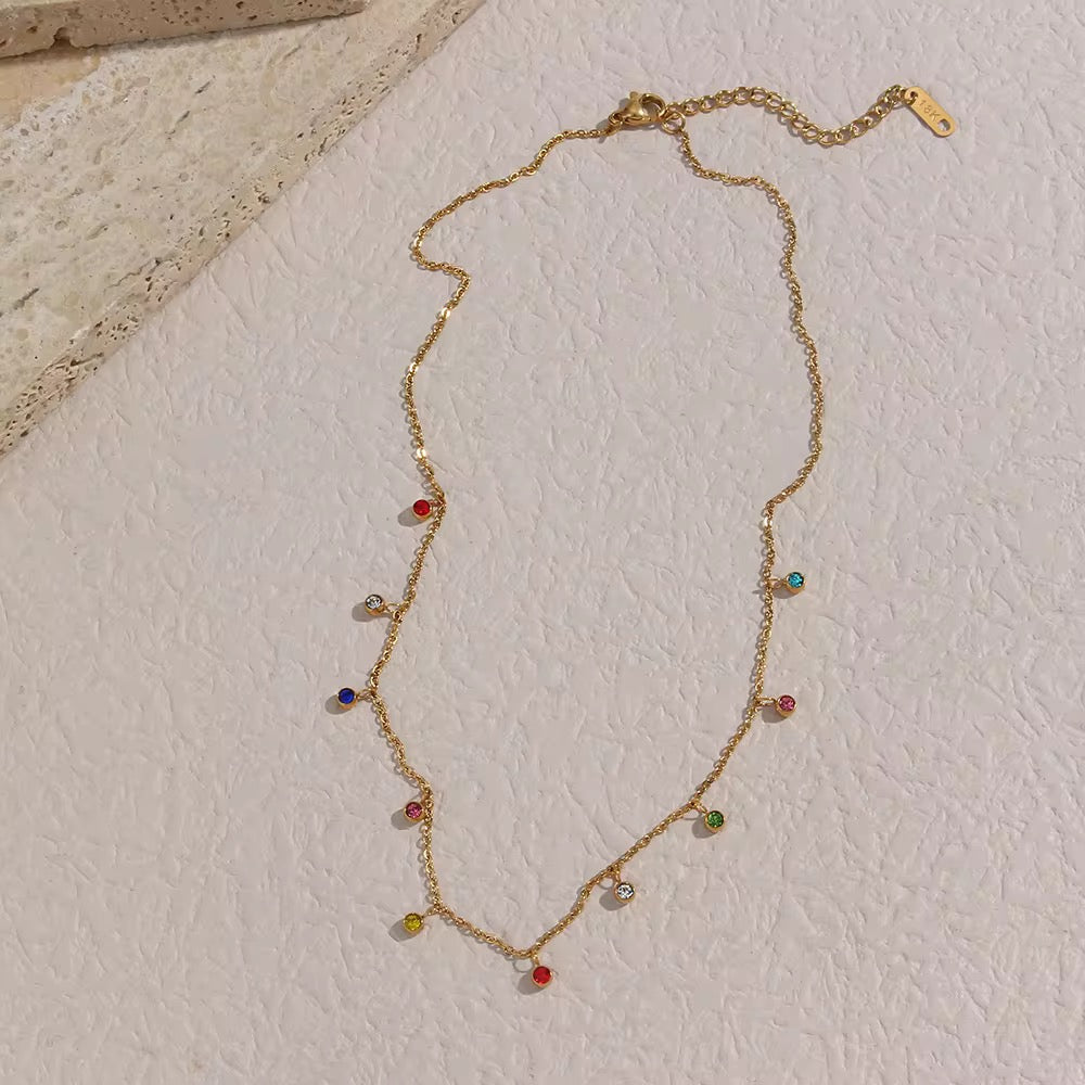 Color Drops Necklace