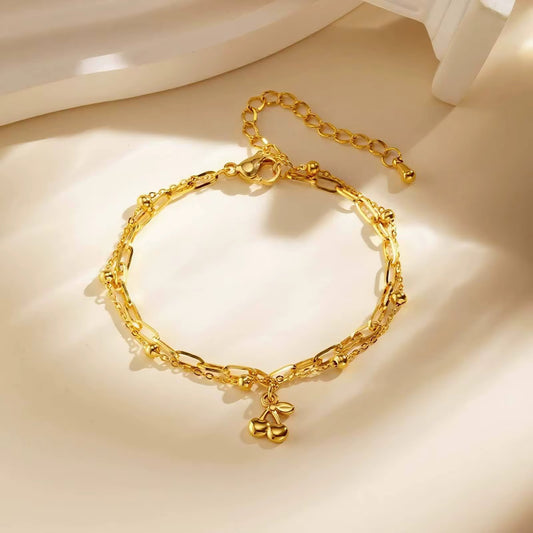 Cherry Charm Bracelet