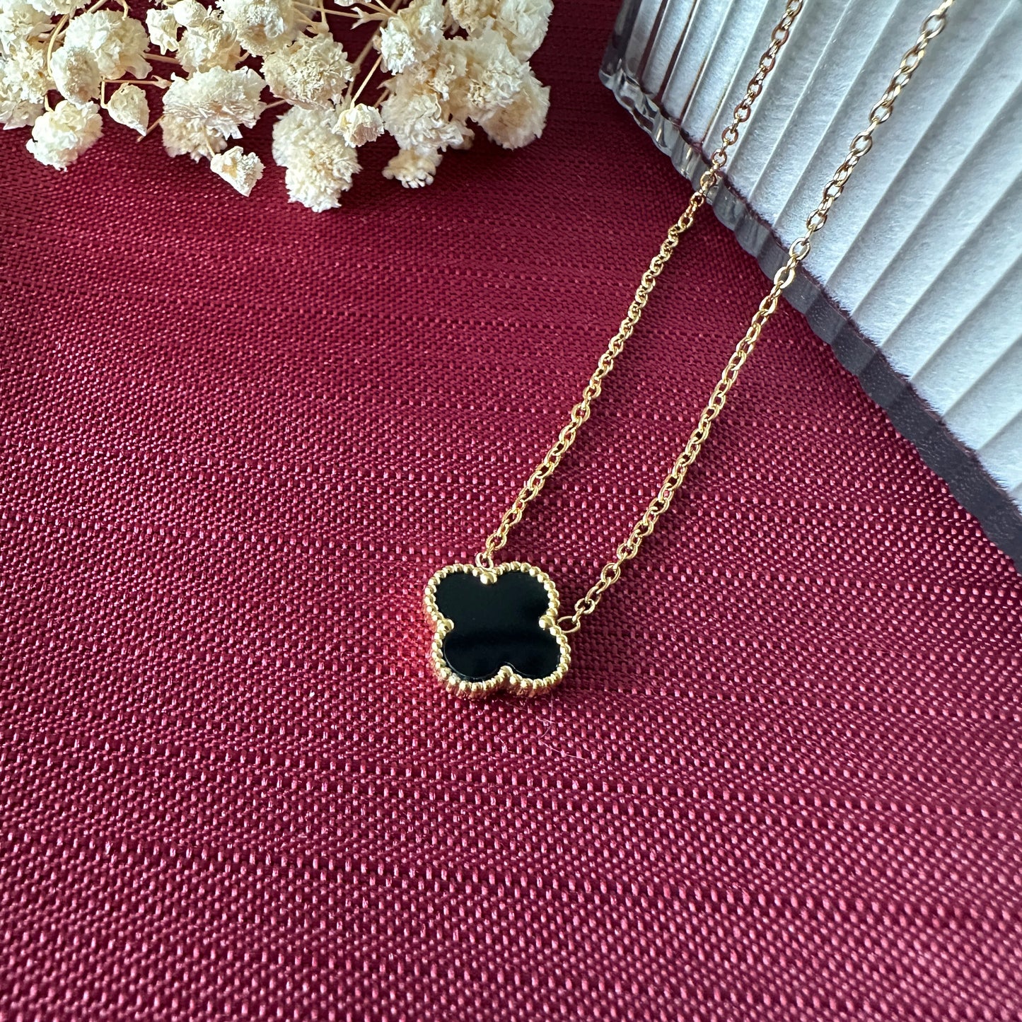 Double Side Clover Necklace