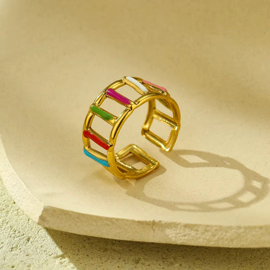 Enamel Stacking Ring