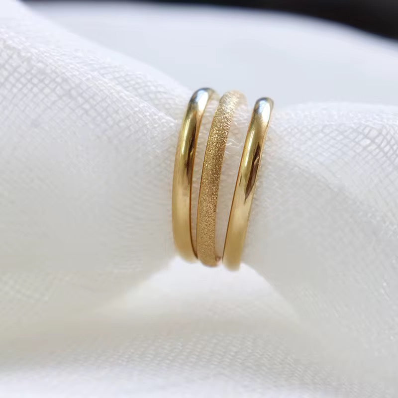 Stacked Love (3 Rings)