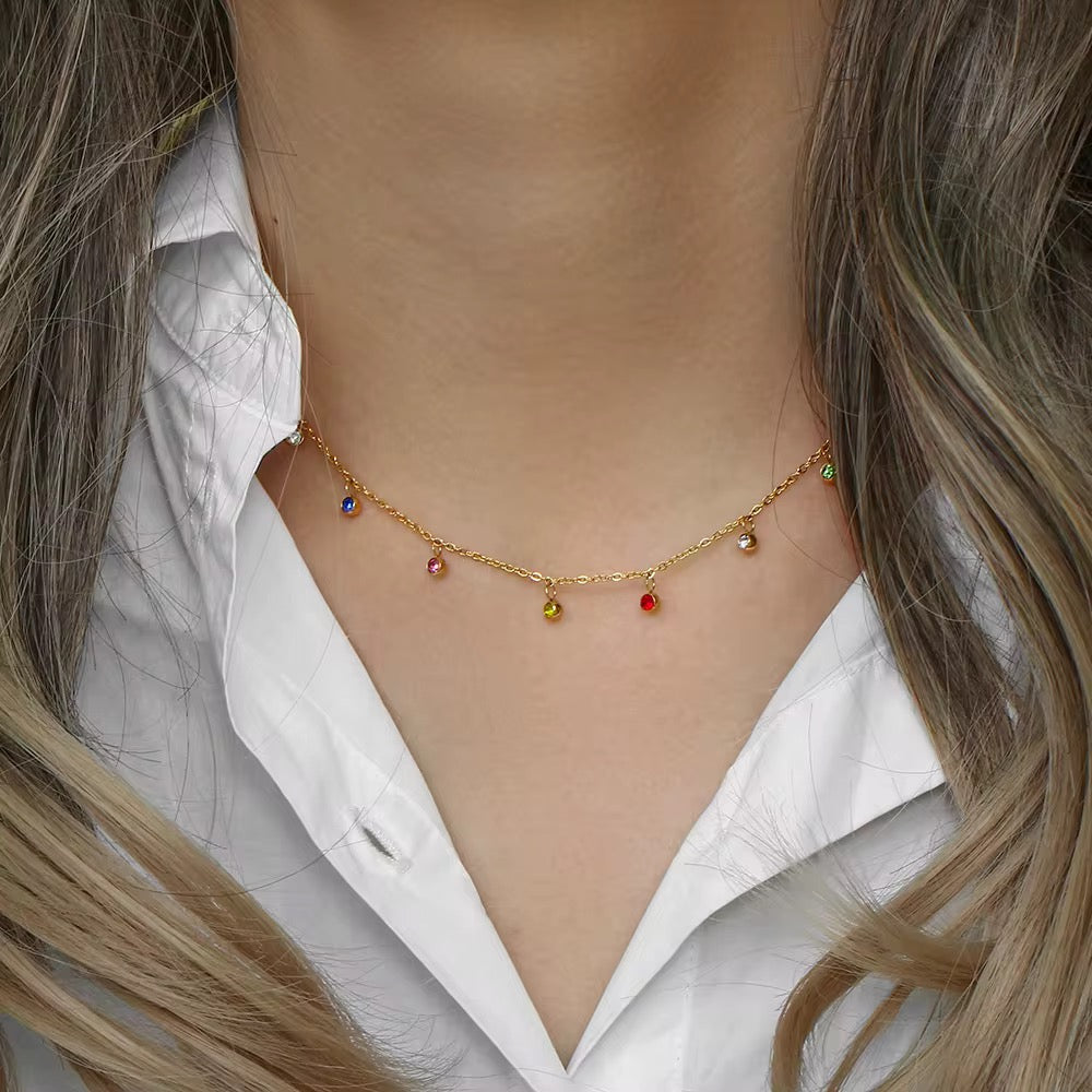 Color Drops Necklace