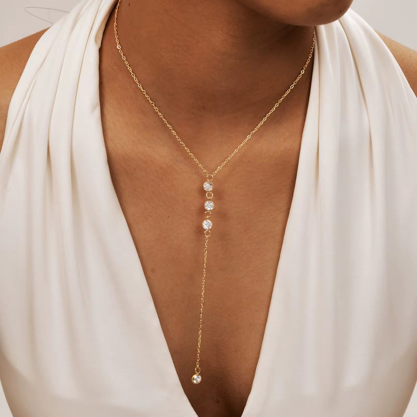 Crystal Drop Necklace