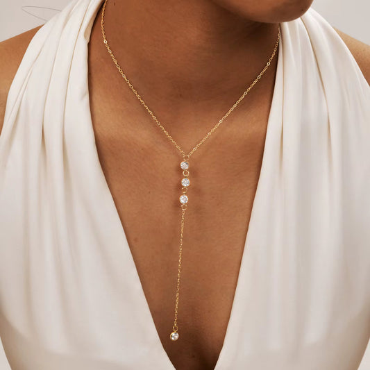 Crystal Drop Necklace